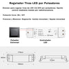 Regulación de tiras LED mediante pulsadores.