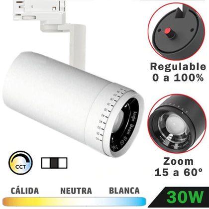 Foco exterior LED energy II DUOLEC 30W 2700 lm