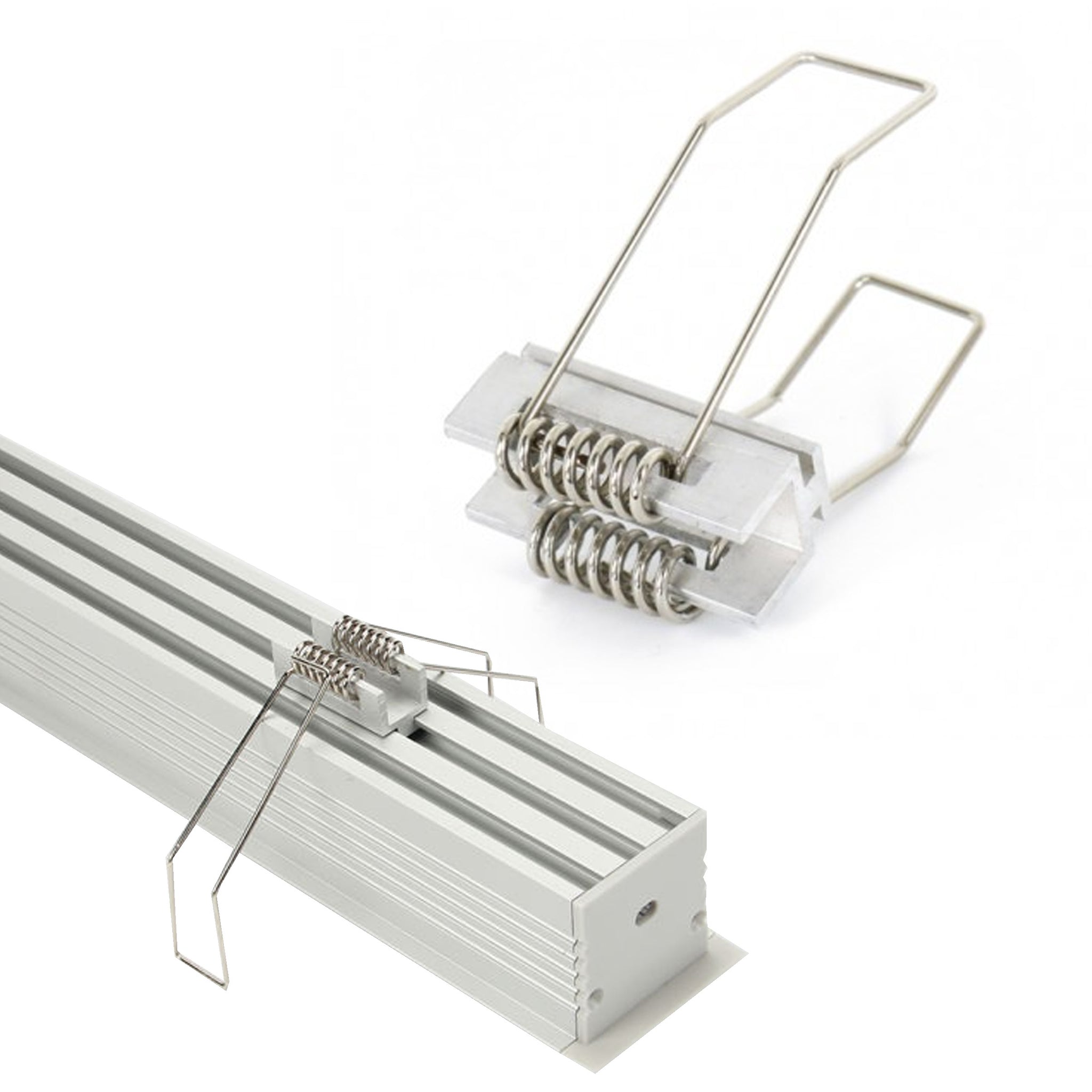 Grapa Clip para Empotrar Perfiles de Aluminio LED
