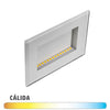 Ilumina Escalones Rectangular 102x78mm Blanco 3W IP65 con Caja