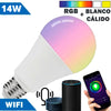 Bombilla LED 14W WIFI E27 RGB + Blanco a Cálido