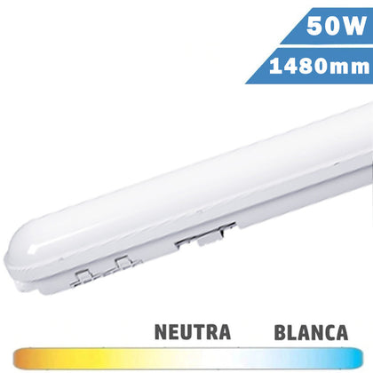 Pantalla Estanca LED 50W 150cm IP65 Alta Luminosidad