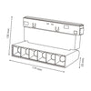 Foco para Carril Magnético Orientable 48V 6W Lineal 38º Color Blanco