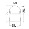 Luminaria Alta Potencia 55W 120cm Especial Carnicerías