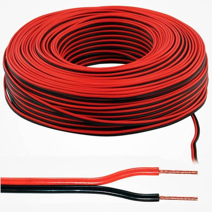 Cable rojo negro para tiras de LED monocolor 2 vías