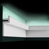 Moldura C382 L3 Linear 200 x H 14 x A 5 cm Luz Indirecta