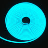 Neón LED Flex 14W/m 24V 6x13mm Luz Cyan Turquesa