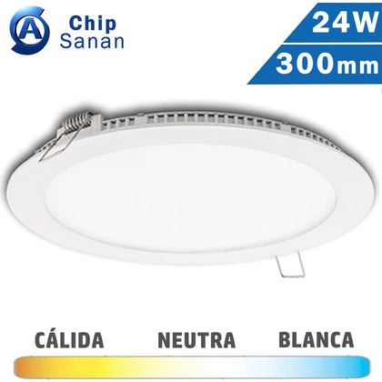 Panel LED Redondo Blanco 24W 300mm