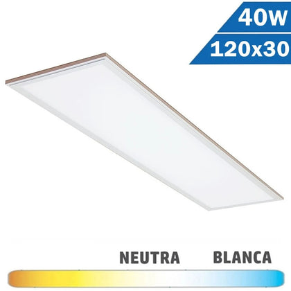 Panel LED 1200x300mm 40W Placas