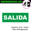 Pegatina Salida para Emergencias LED