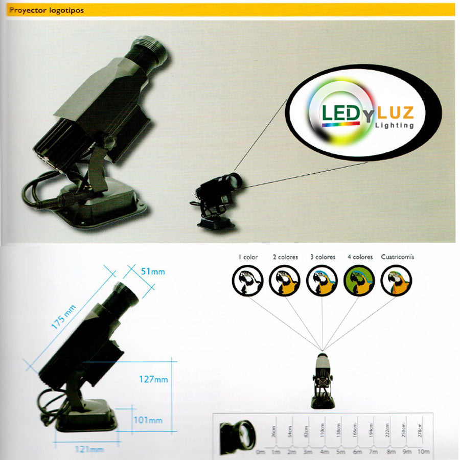 Foco Proyector Empotrar 35W para Proyectar Logo Rotativo