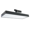 Foco Carril LED 40W Monofásico Rectangular Negro