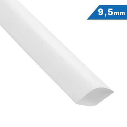 Tubo Termo retráctil Poliolefina 9,5mm Blanco